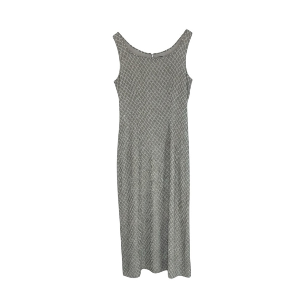 Sigrid Olsen Vintage Dress Women’s Size 6 US Beige Snakeskin Pattern